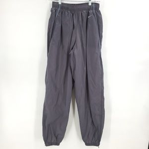 Like New Nike grey lined nylon sweatpant